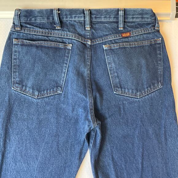 Rustler Men Jeans size 34 x 32 Blue Mid Rise Straight Leg Boot Cut - Picture 10 of 12
